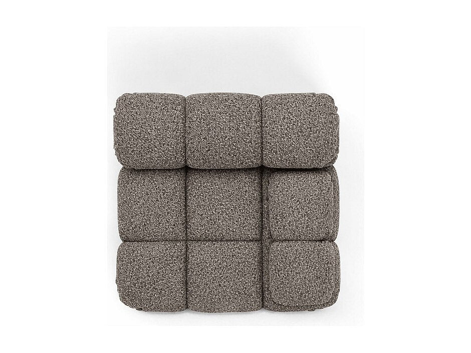 Canapé modulable marron tissu
