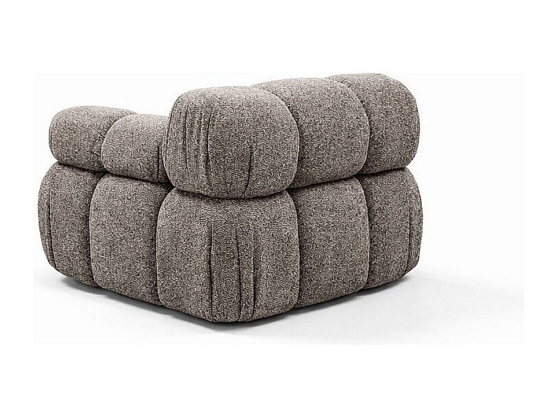 Canapé modulable marron tissu
