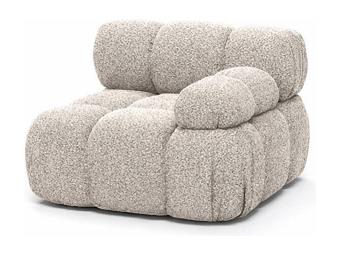 Canapé modulable beige tissu