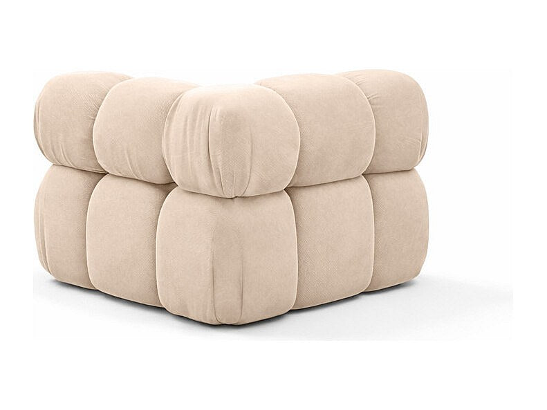 Canapé modulable beige tissu
