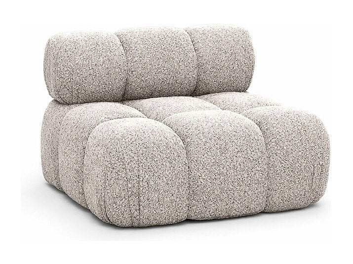 Canapé modulable beige tissu