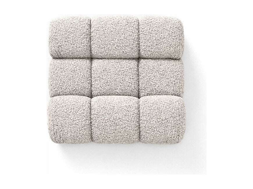 Canapé modulable beige tissu