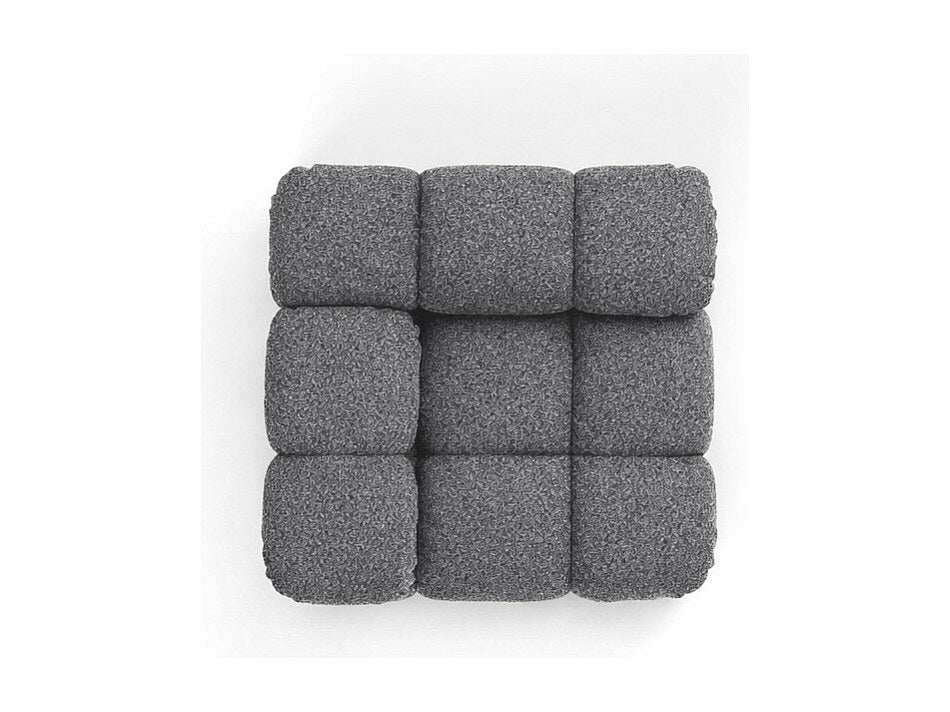 Canapé modulable gris tissu