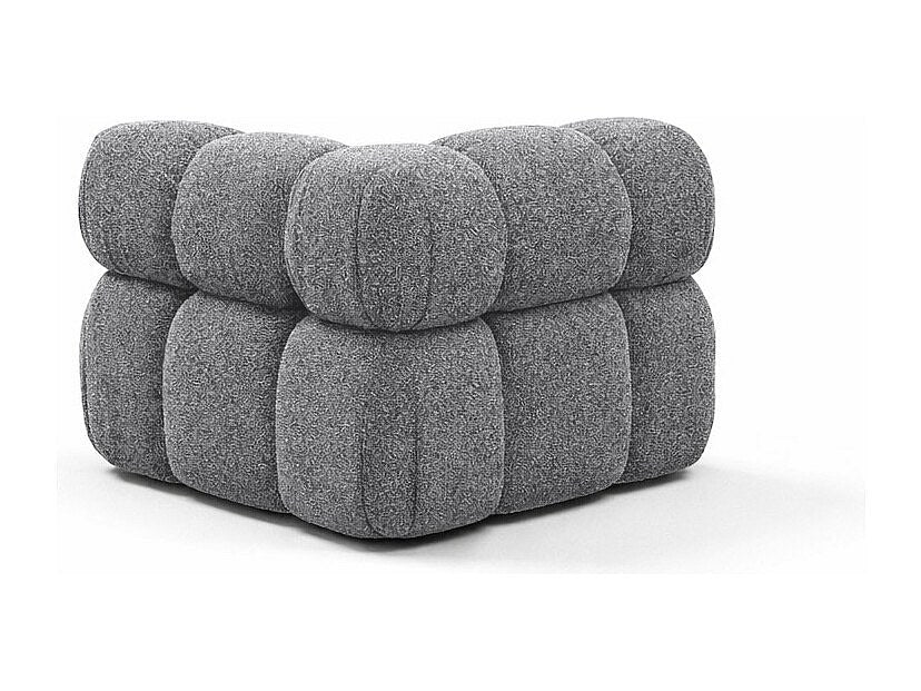 Canapé modulable gris tissu