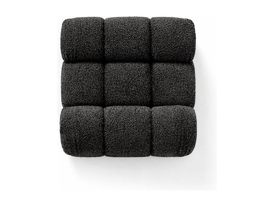 Canapé modulable gris tissu