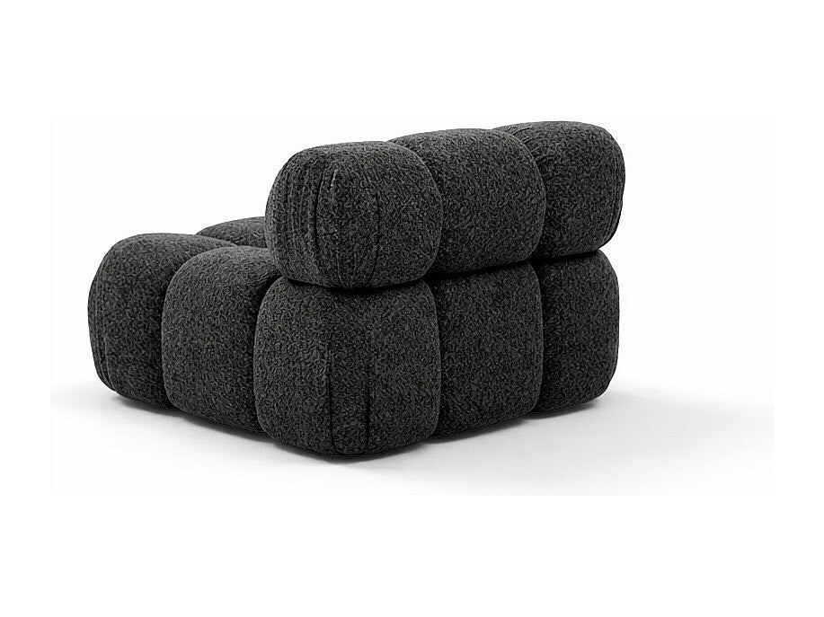 Canapé modulable gris tissu