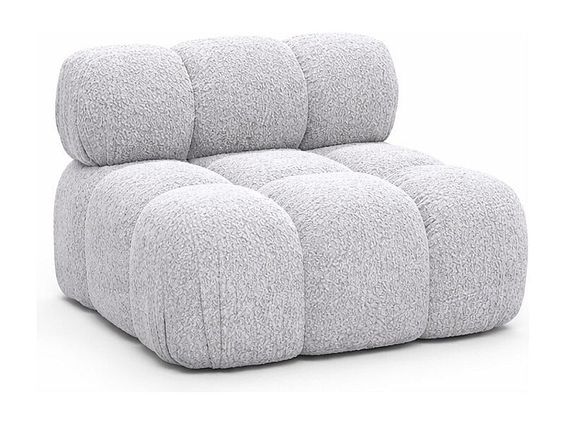 Canapé modulable gris tissu