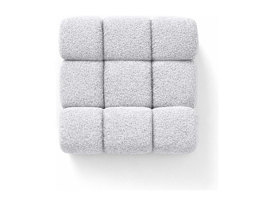Canapé modulable gris tissu