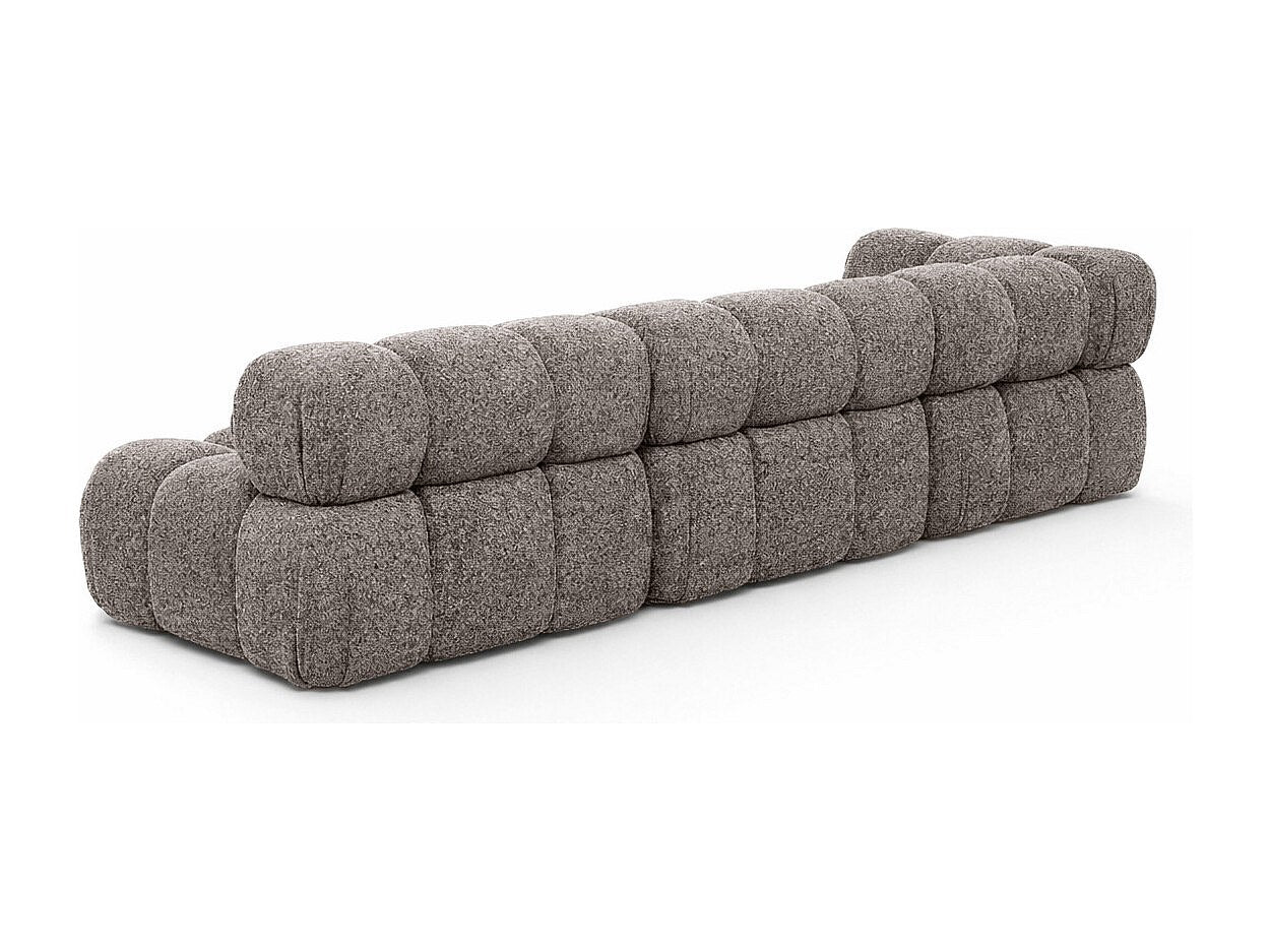 Canapé modulable marron tissu