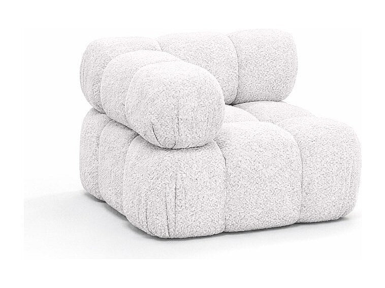 Canapé modulable beige tissu