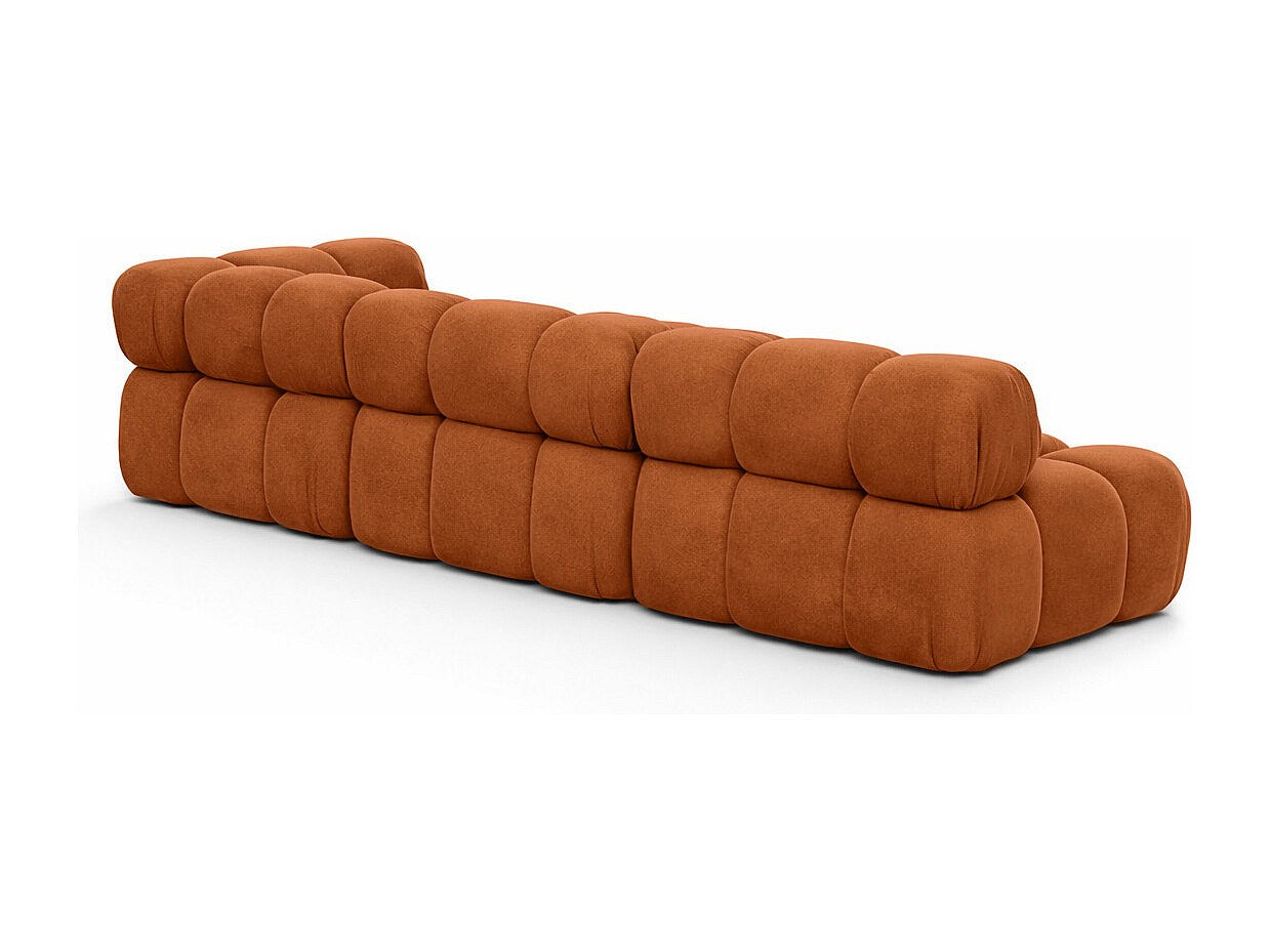 Canapé modulable marron tissu