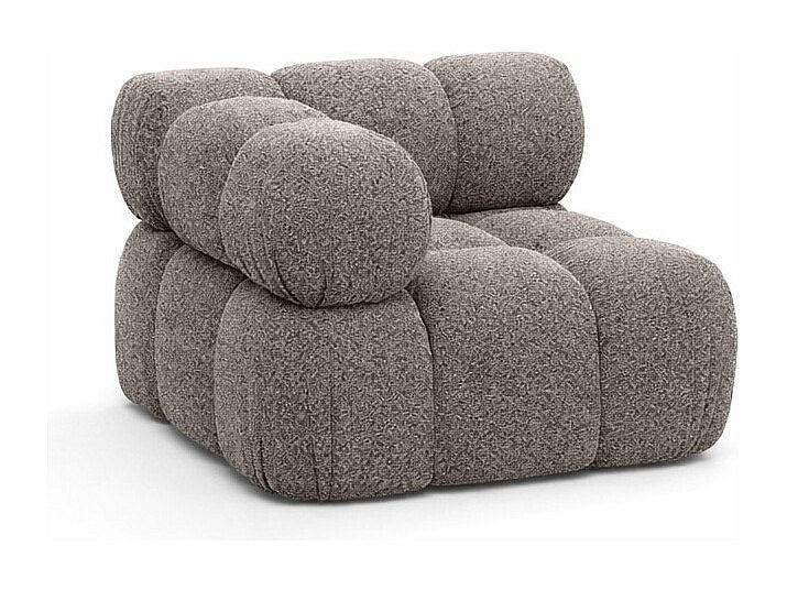 Canapé modulable marron tissu