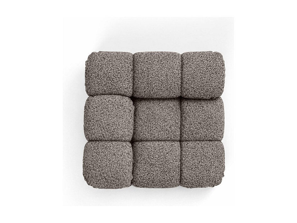 Canapé modulable marron tissu