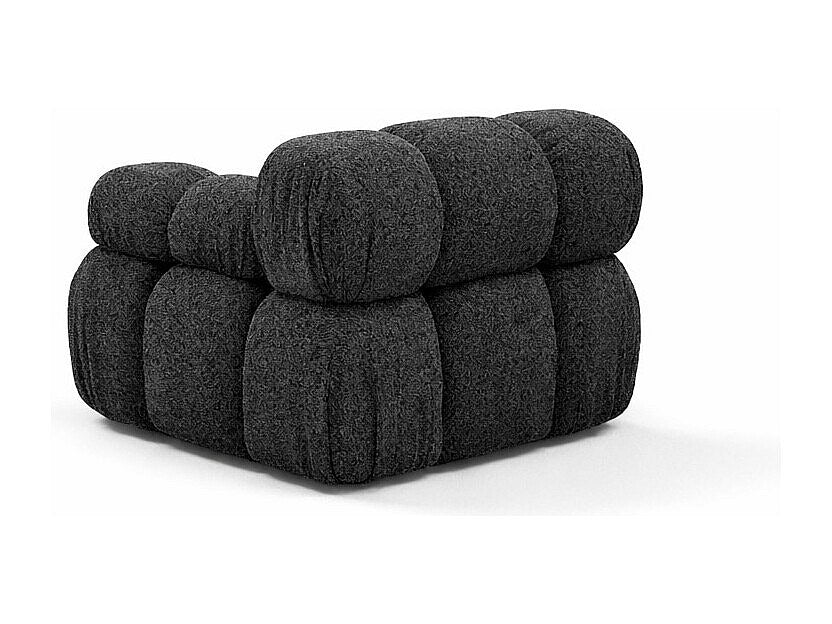 Canapé modulable gris tissu