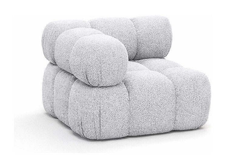 Canapé modulable gris tissu