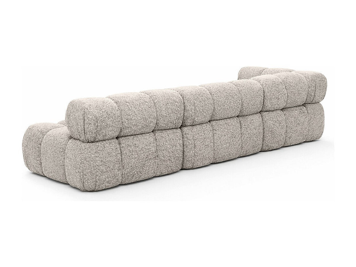 Canapé modulable beige tissu