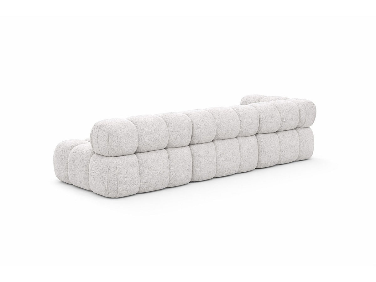 Canapé modulable beige tissu