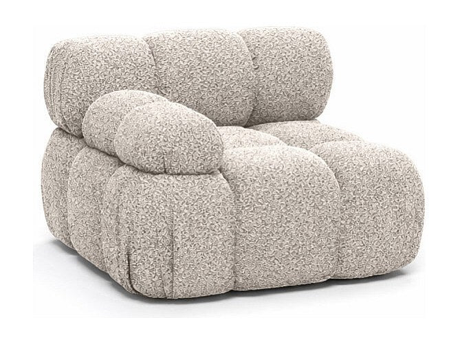 Canapé modulable beige tissu