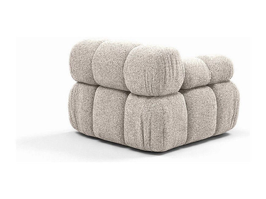Canapé modulable beige tissu