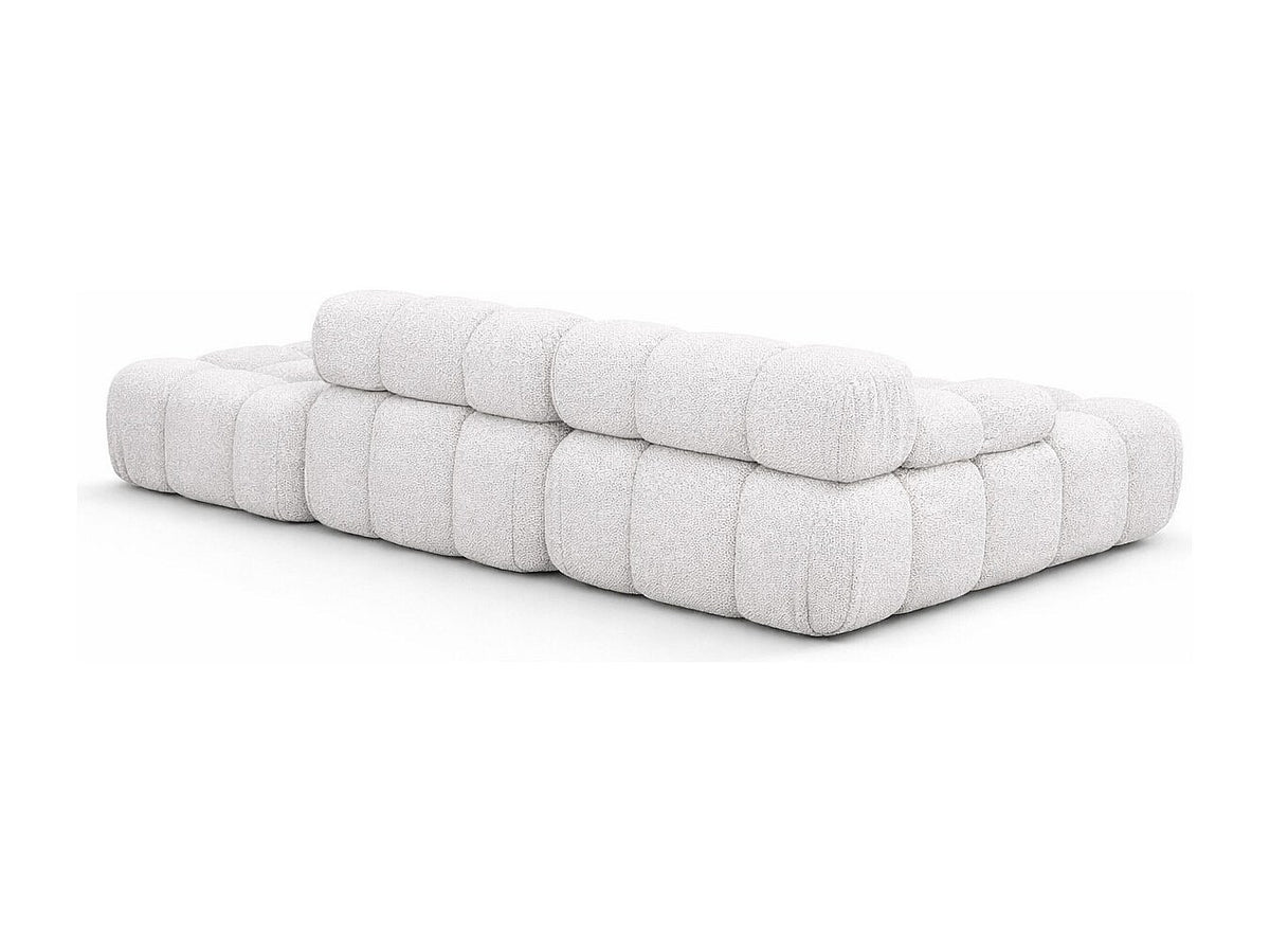 Pouf pour canapé modulable beige tissu