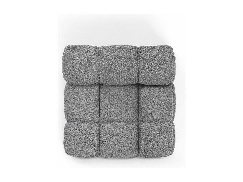 Canapé modulable gris tissu