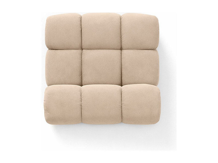 Canapé modulable beige tissu
