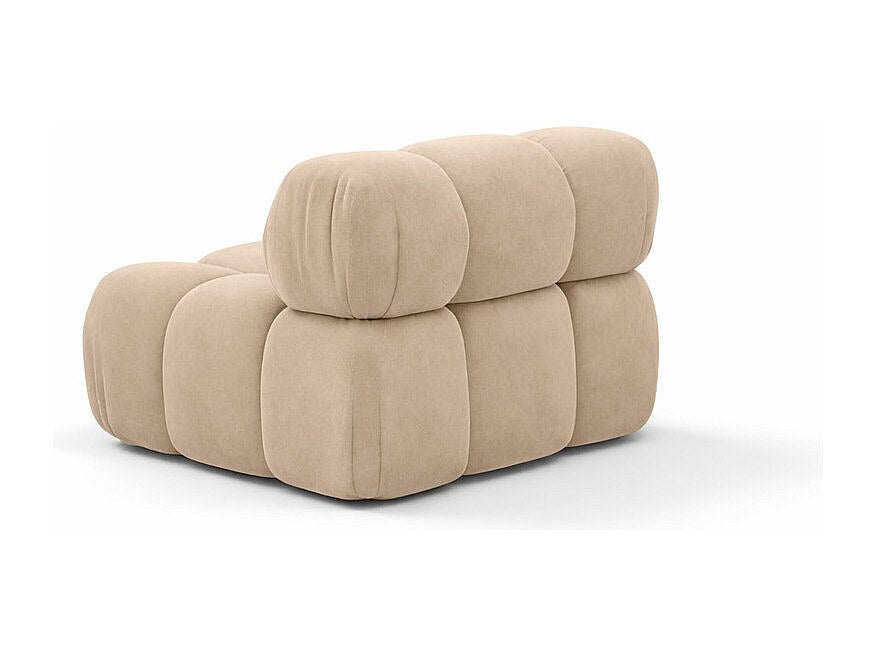 Canapé modulable beige tissu