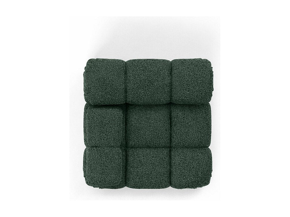 Canapé modulable vert tissu