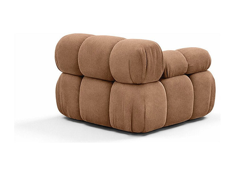 Canapé modulable marron tissu