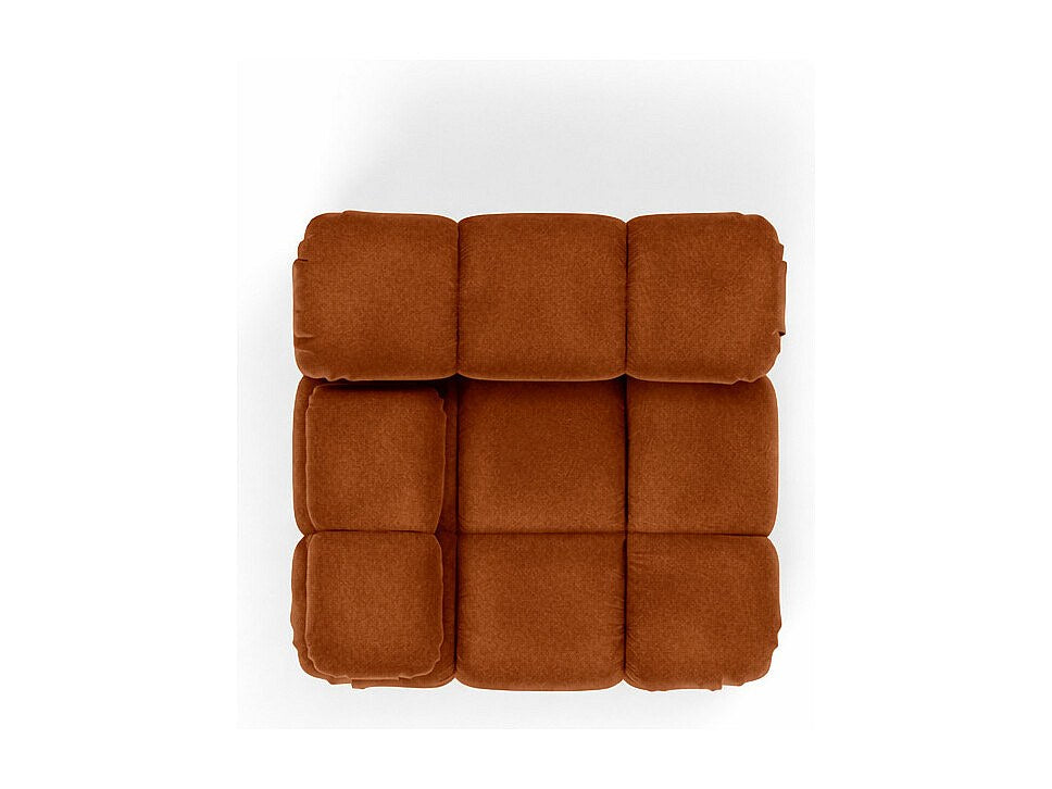 Canapé modulable marron tissu