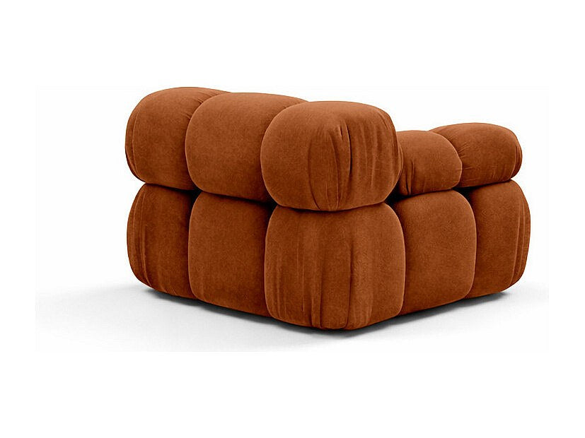 Canapé modulable marron tissu