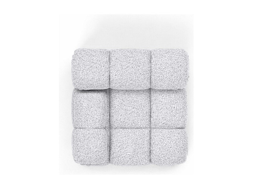 Canapé modulable gris tissu