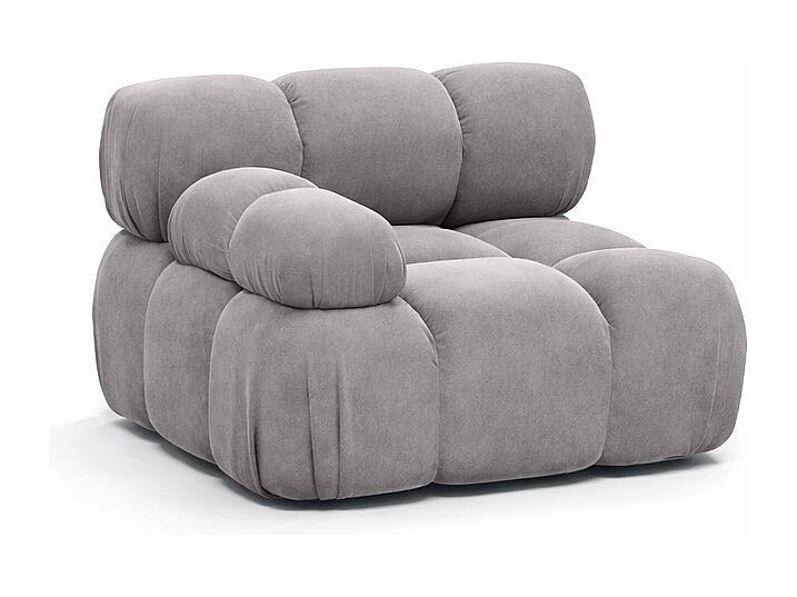 Canapé modulable gris tissu