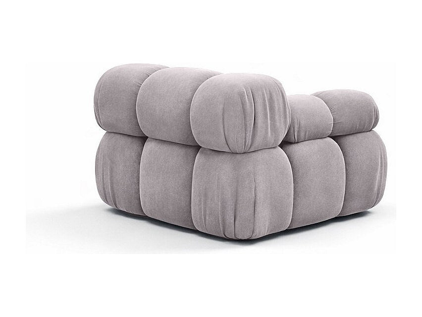 Canapé modulable gris tissu