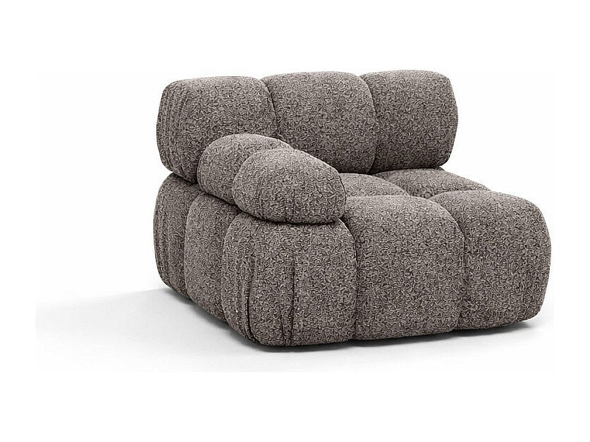 Canapé modulable marron tissu