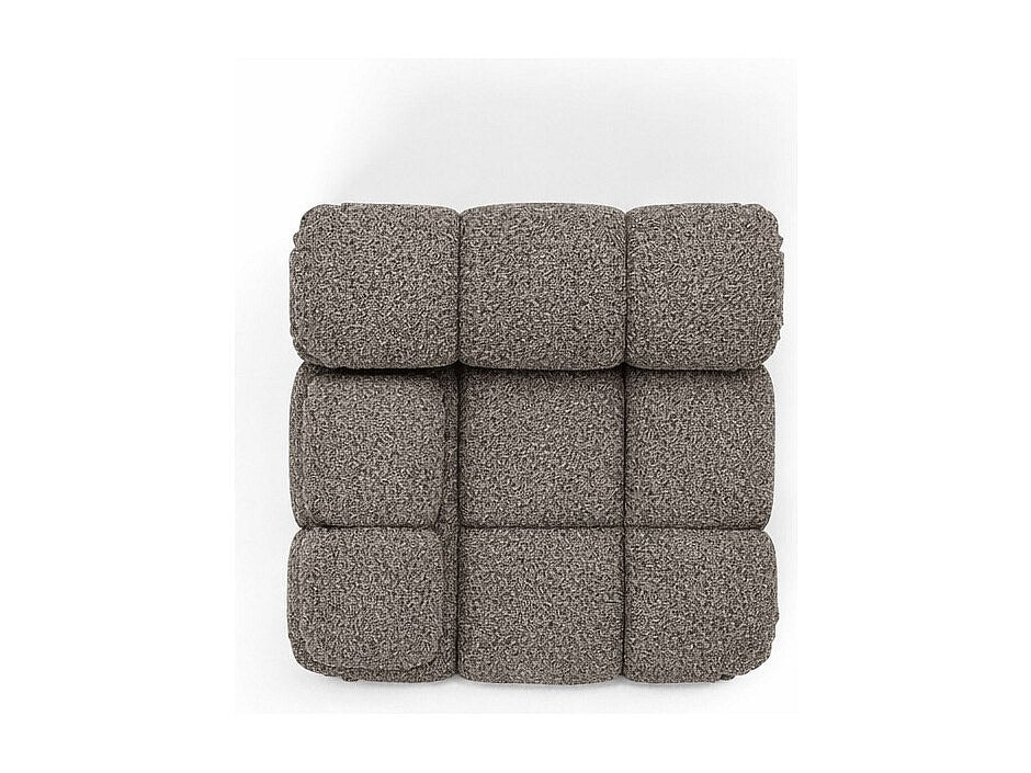 Canapé modulable marron tissu