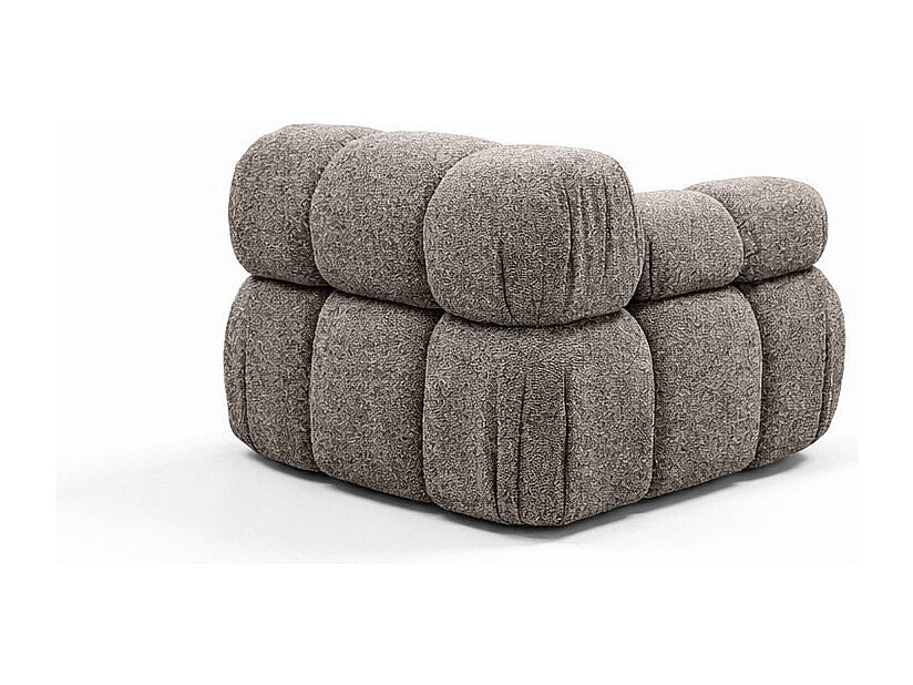 Canapé modulable marron tissu