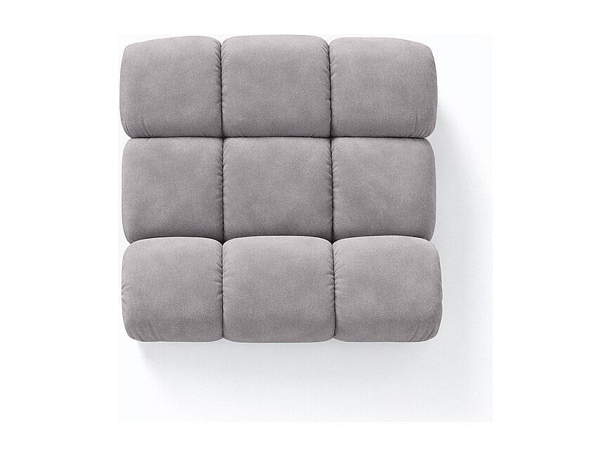 Canapé modulable gris tissu