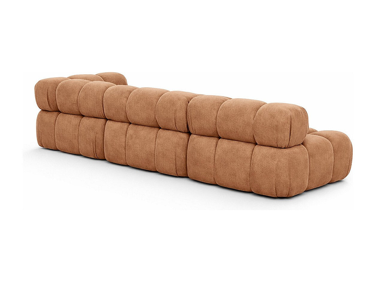 Canapé modulable marron tissu