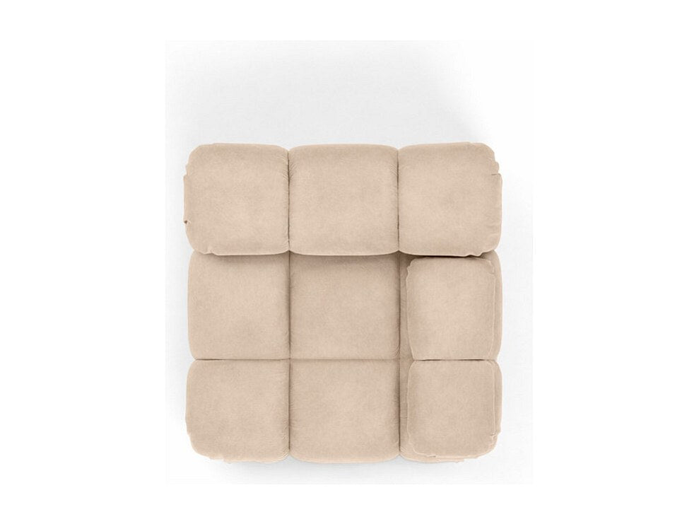 Canapé modulable beige tissu