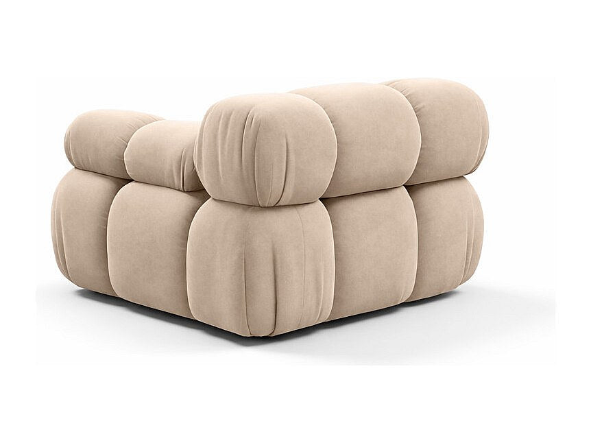 Canapé modulable beige tissu
