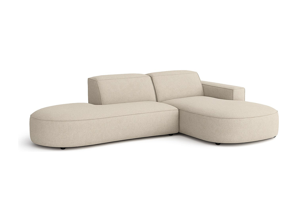 Angle pour canapé modulable beige tissu
