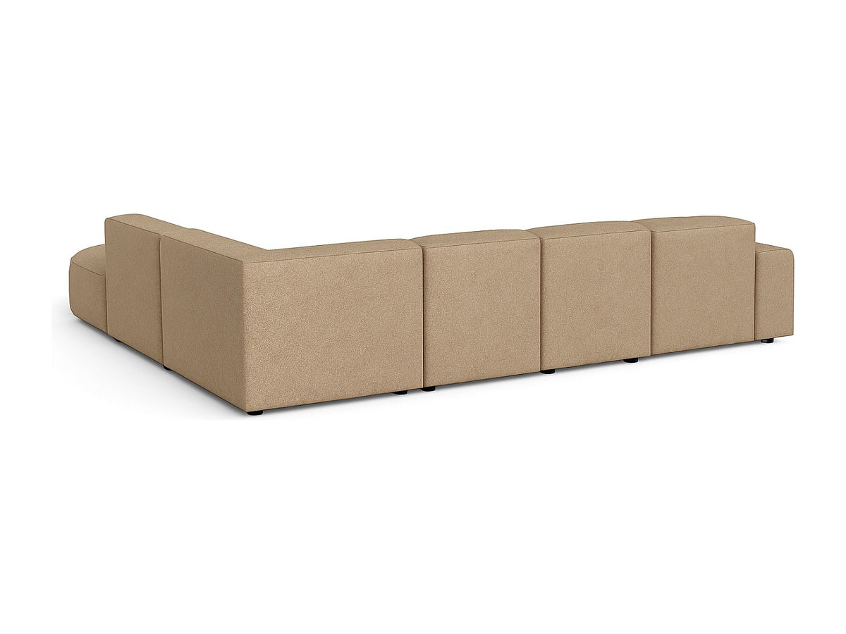 Angle pour canapé modulable marron tissu