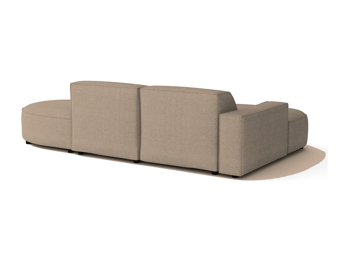 Angle pour canapé modulable beige tissu