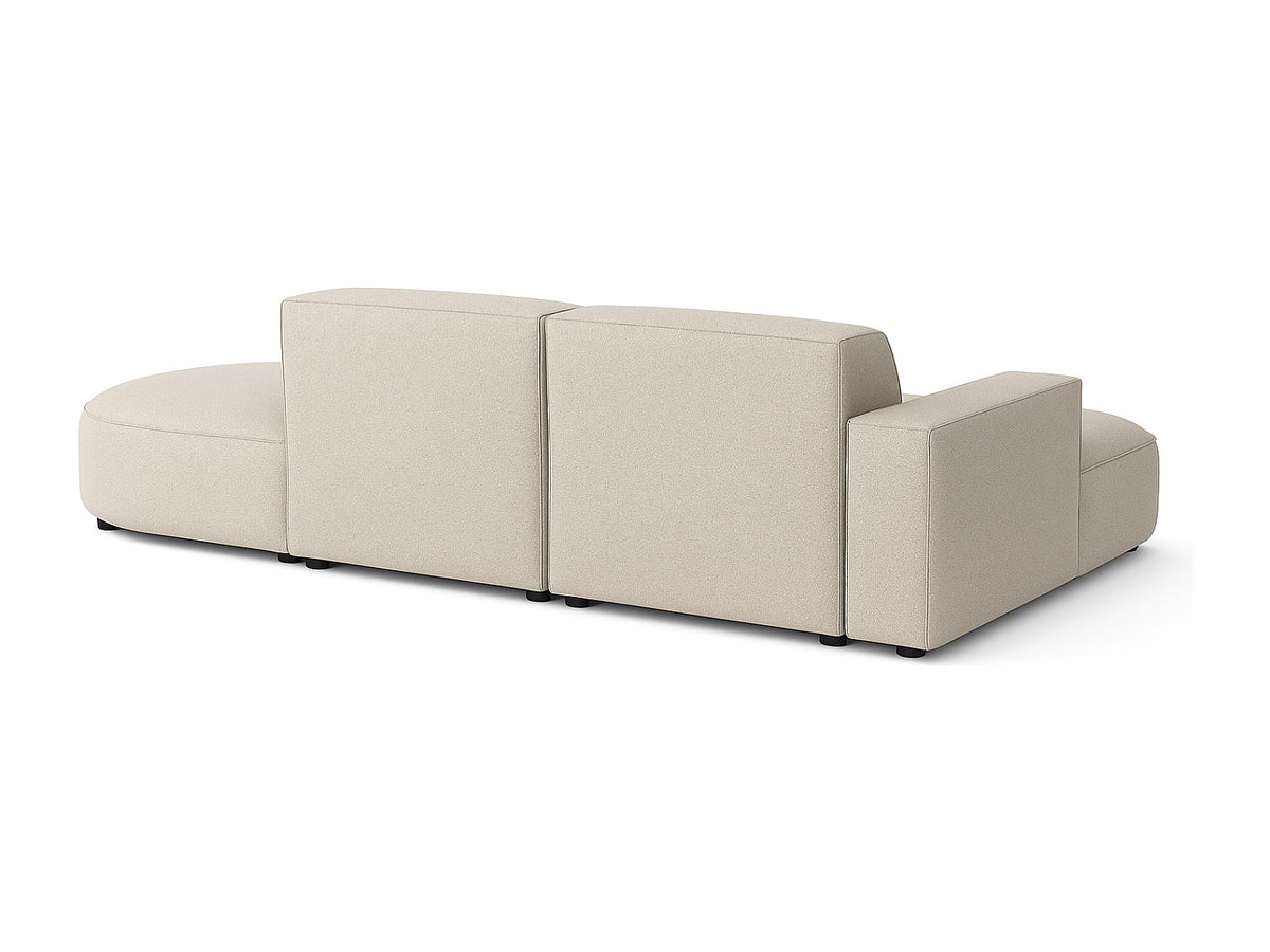 Angle pour canapé modulable beige tissu