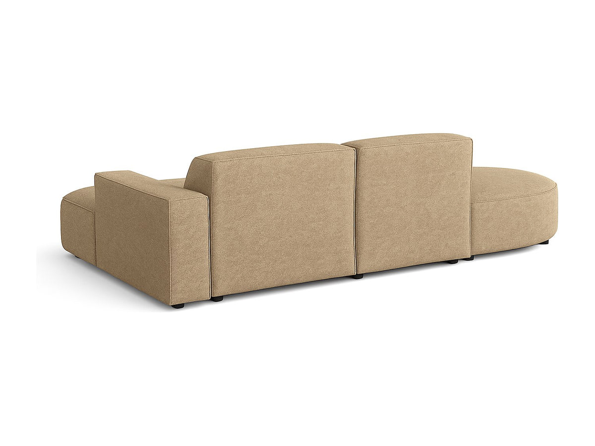 Angle pour canapé modulable marron tissu