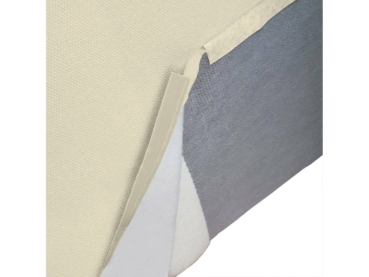 Canapé modulable 2 places beige tissu