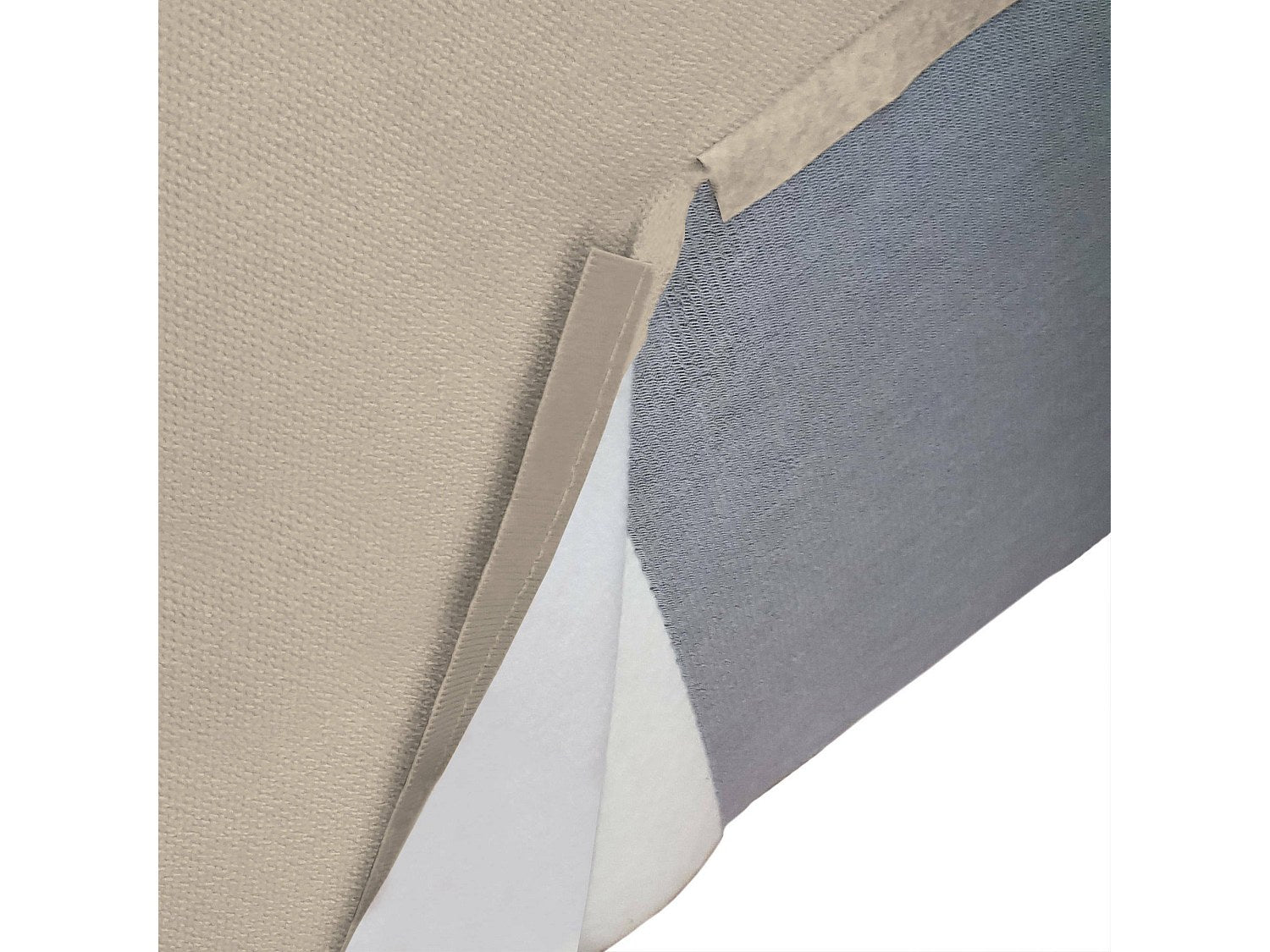 Canapé modulable 3 places gris tissu