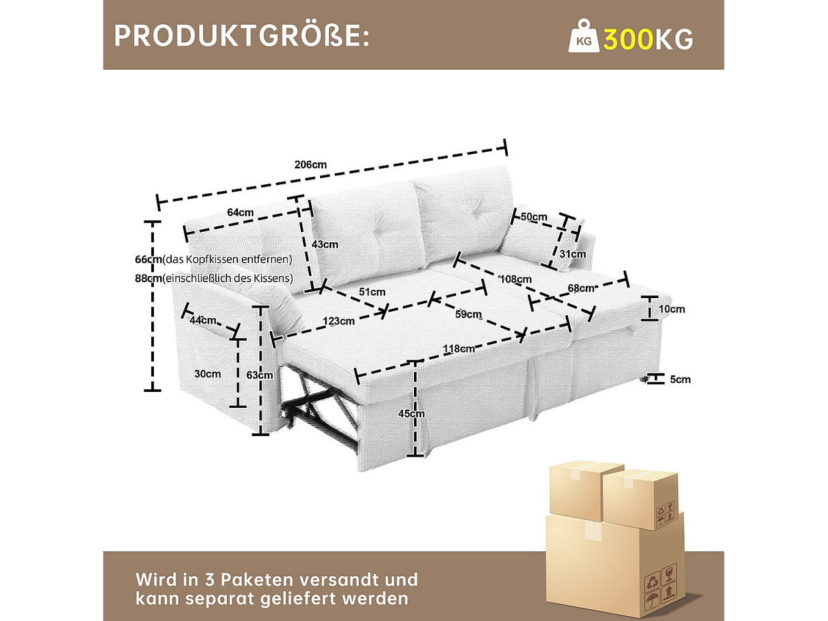 Méridienne pour canapé modulable convertible gris velours
