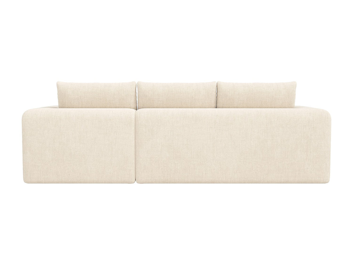Canapé modulable beige velours